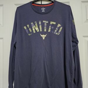 Under Armour Men's Blue Long Sleeve Shirt